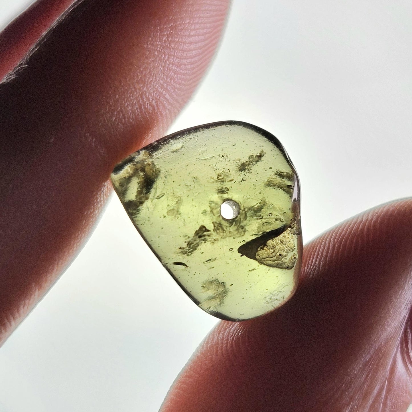 Moldavite Bead