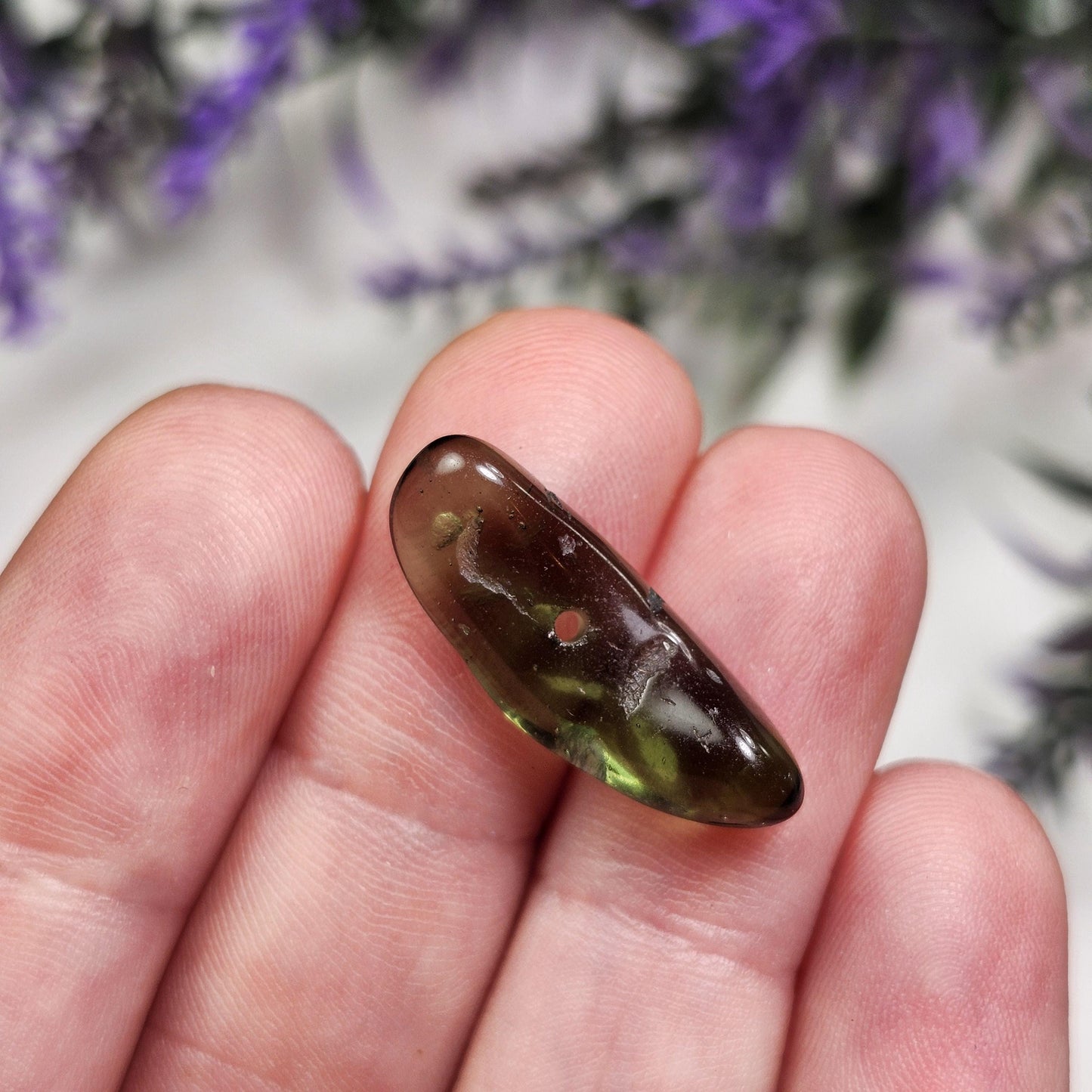 Genuine Moldavite Bead