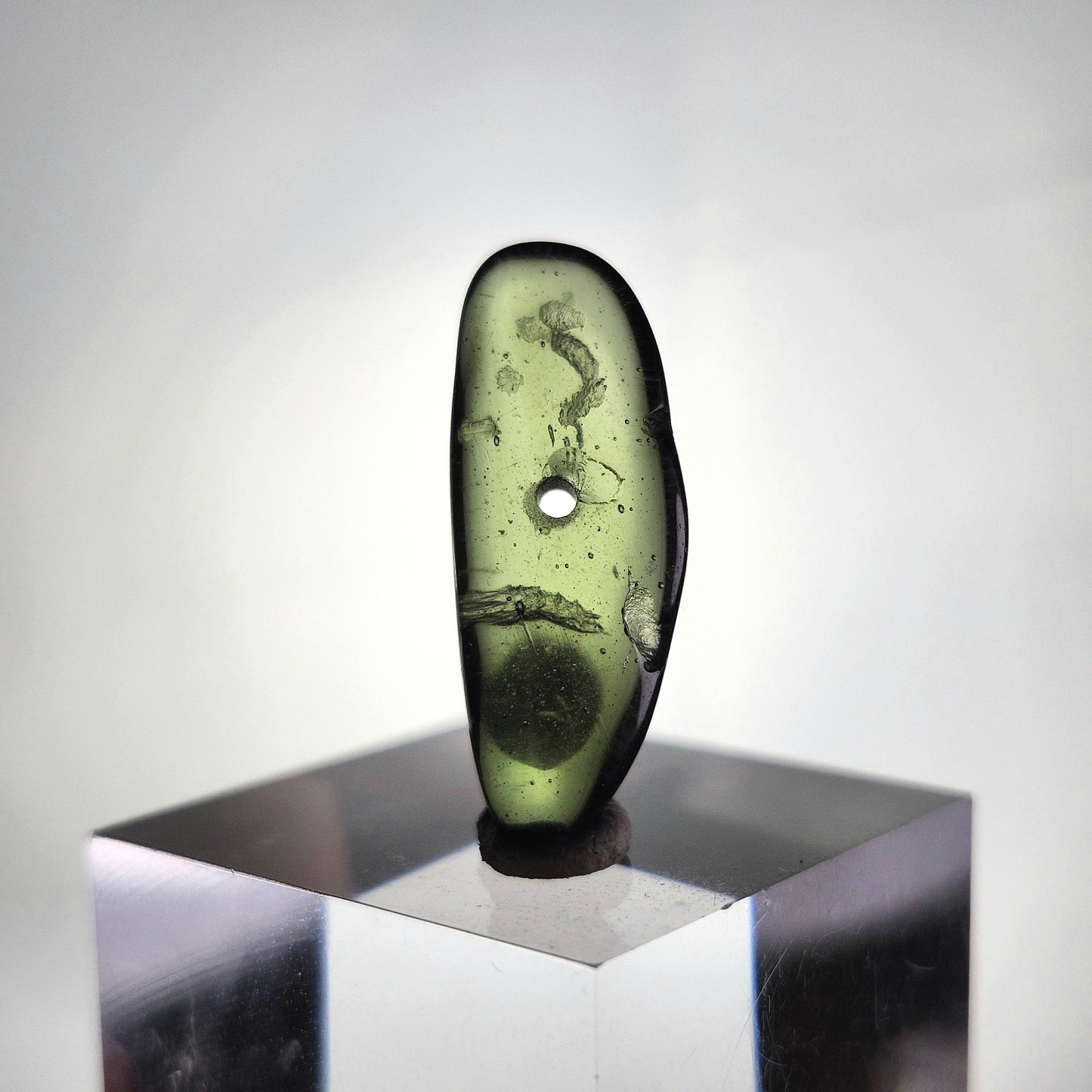 Genuine Moldavite Bead