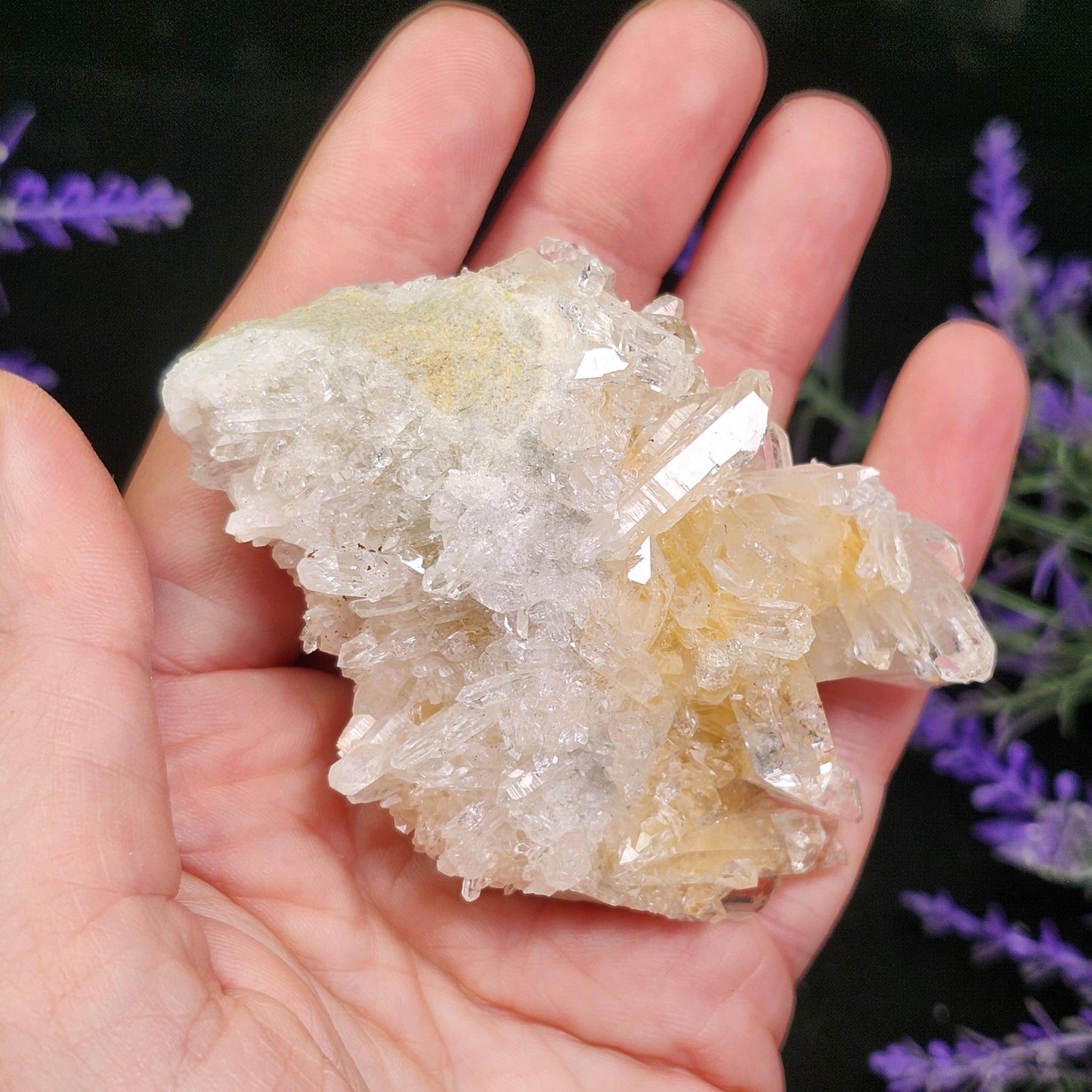 Lemurian Quartz Cluster 99g