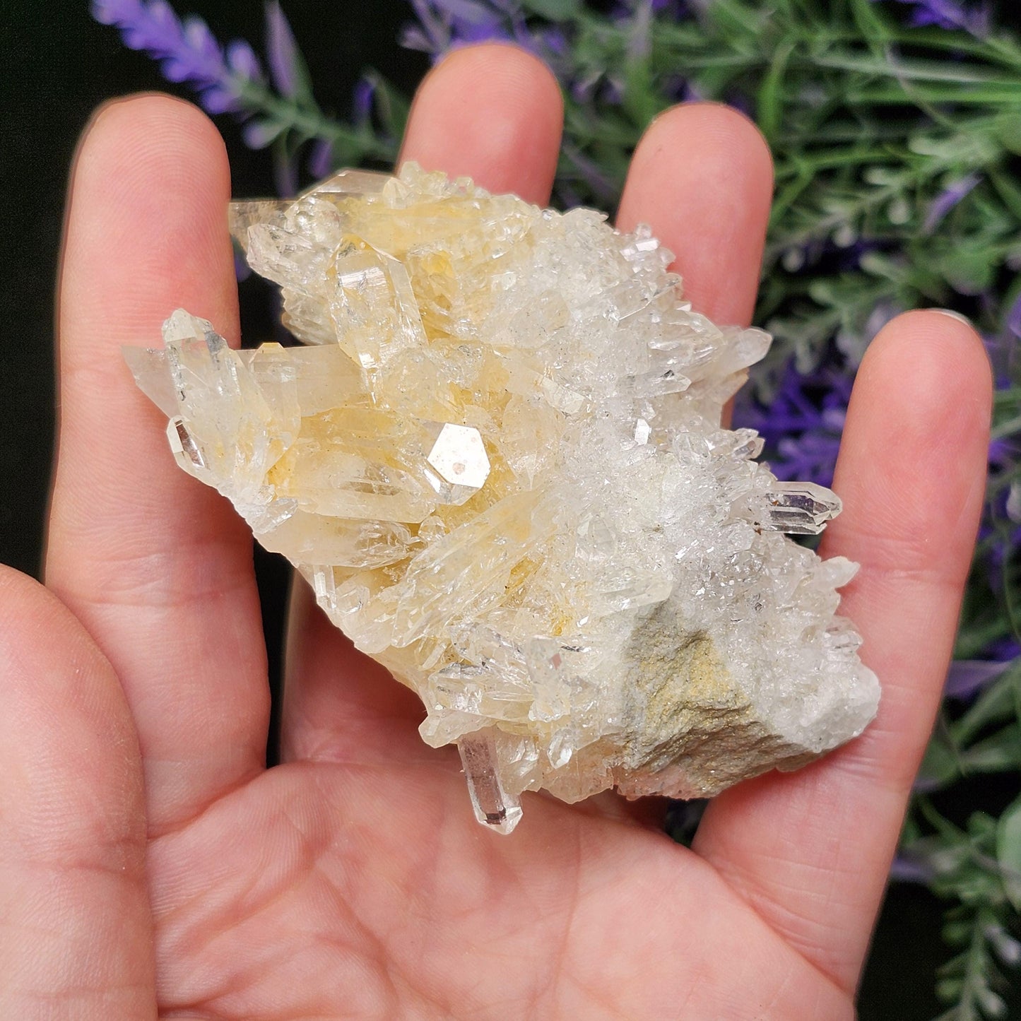 Lemurian Quartz Cluster 99g