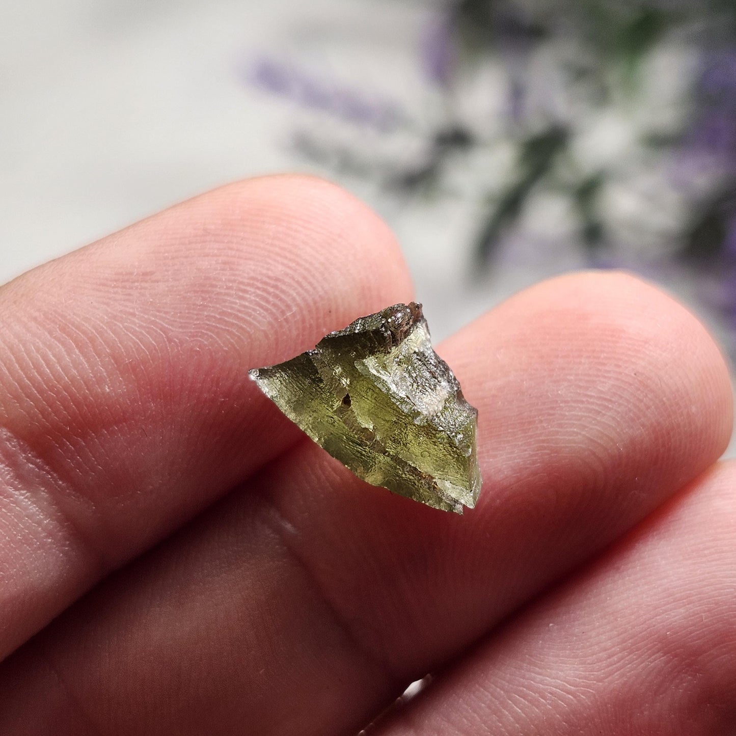 Angel Chime Moldavite (.69g) Moldavite
