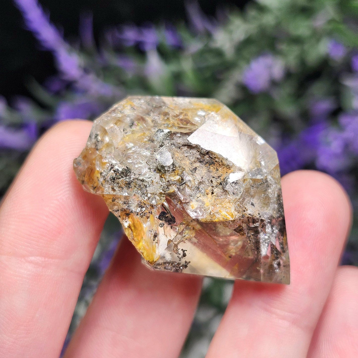 Golden Herkimer Diamond Crystal
