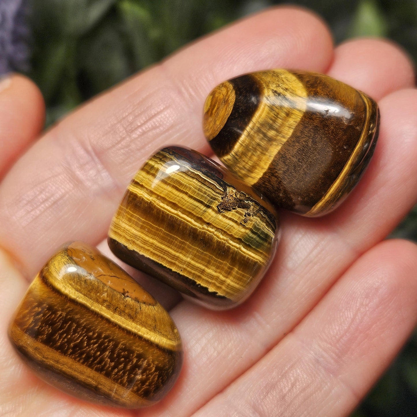 Tigers Eye Tumbled Stone