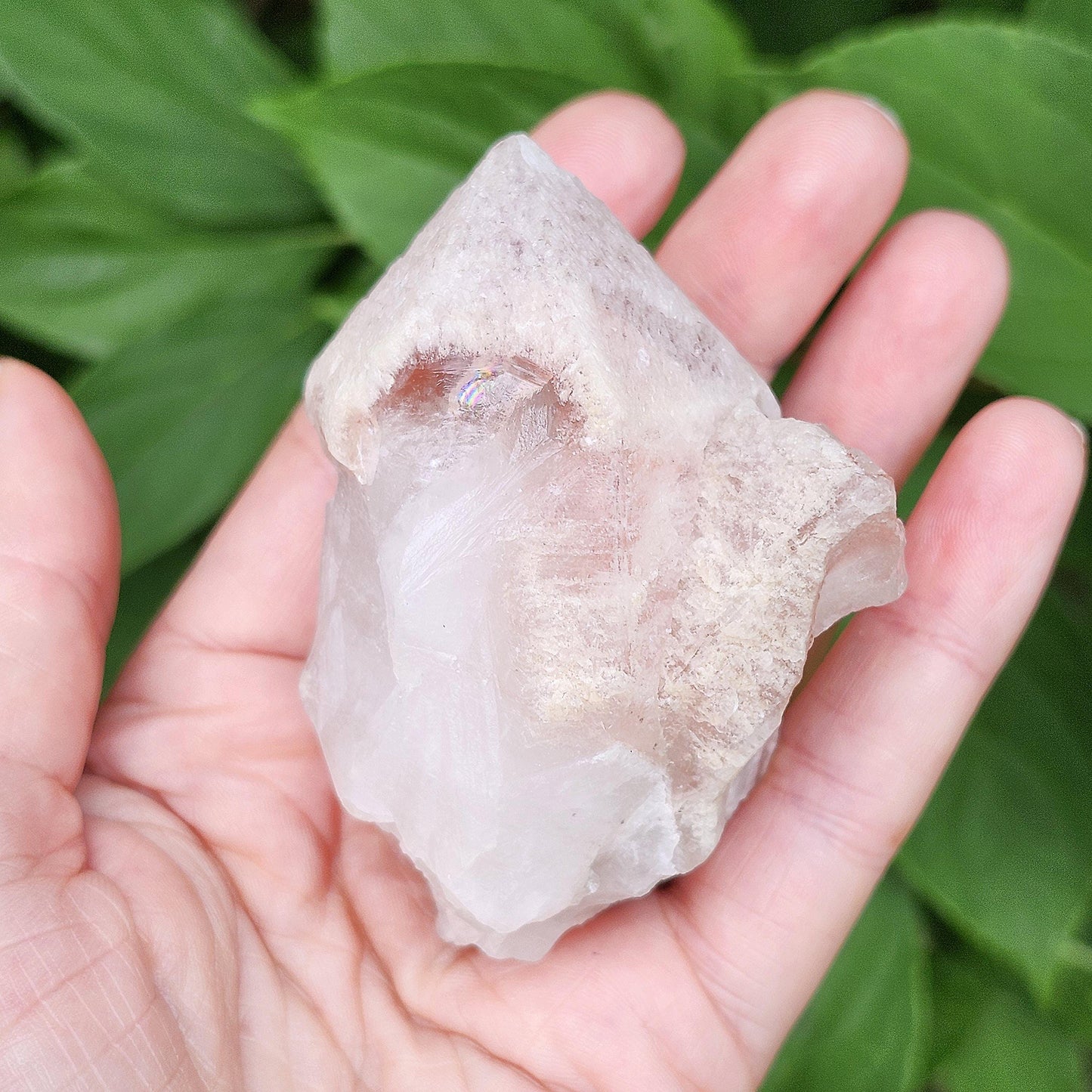 Dreamsicle Pink Lemurian Quartz 158g