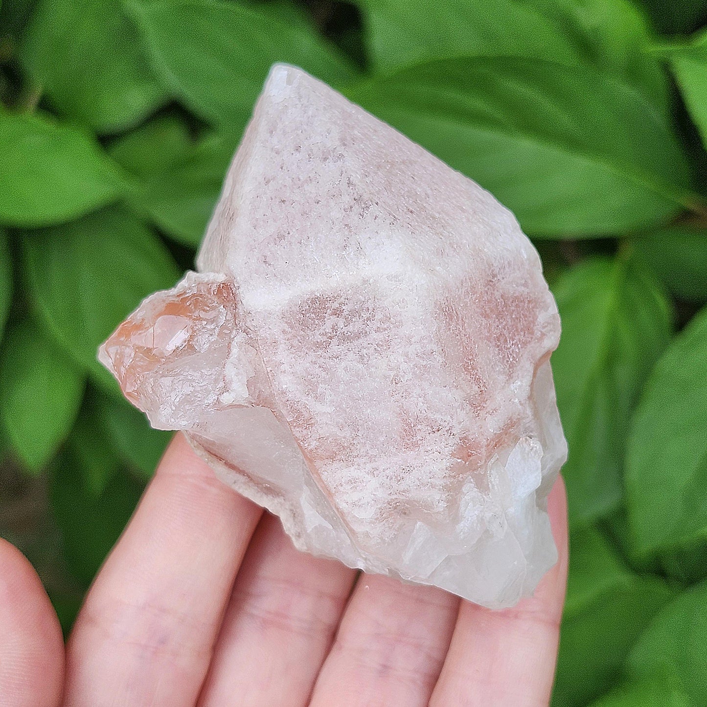 Dreamsicle Pink Lemurian Quartz 158g