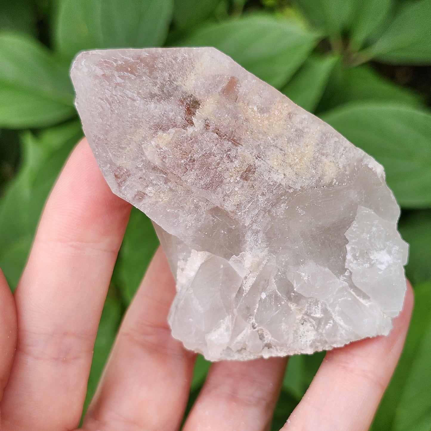 Dreamsicle Pink Lemurian Quartz 130g
