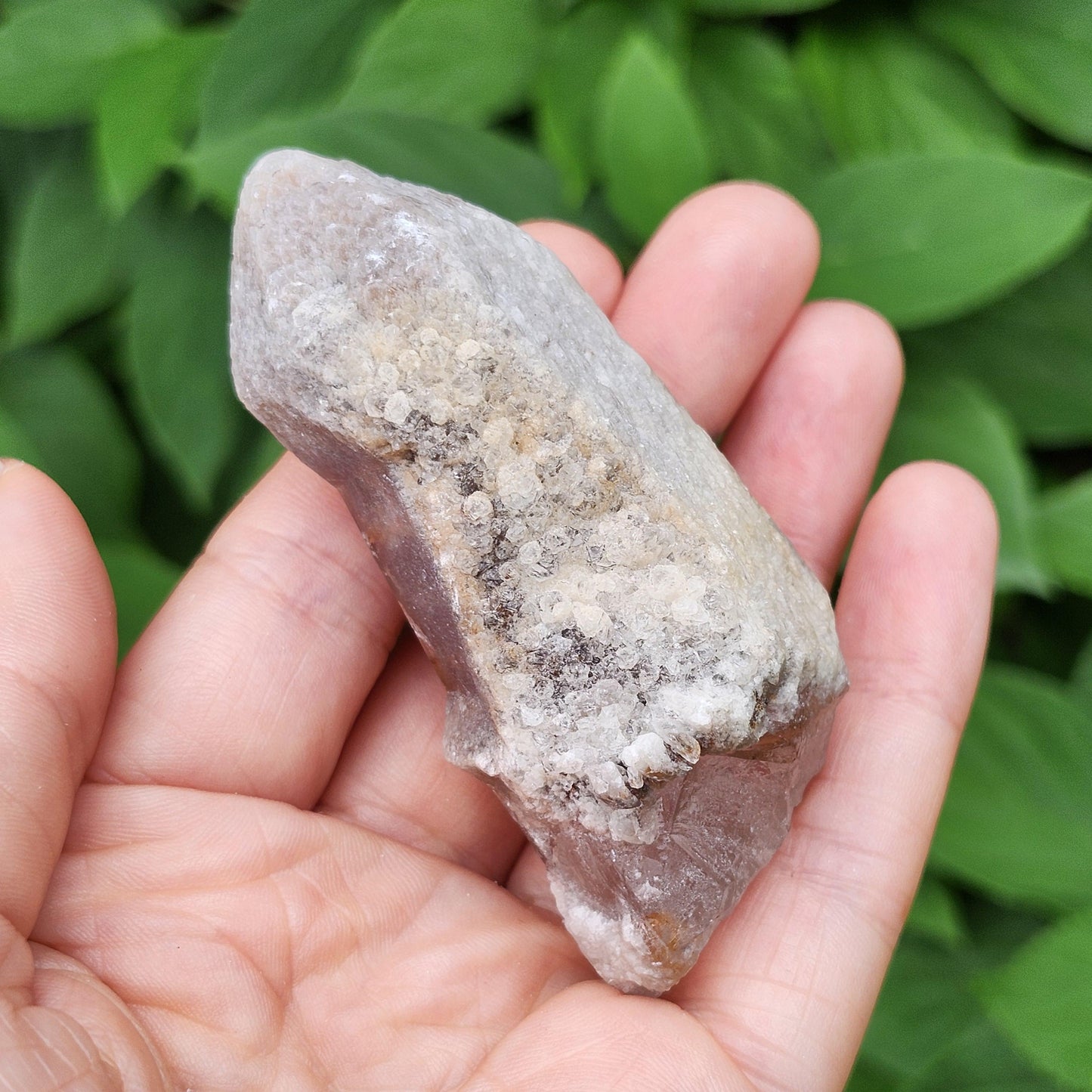 Dreamsicle Pink Lemurian Quartz 91g