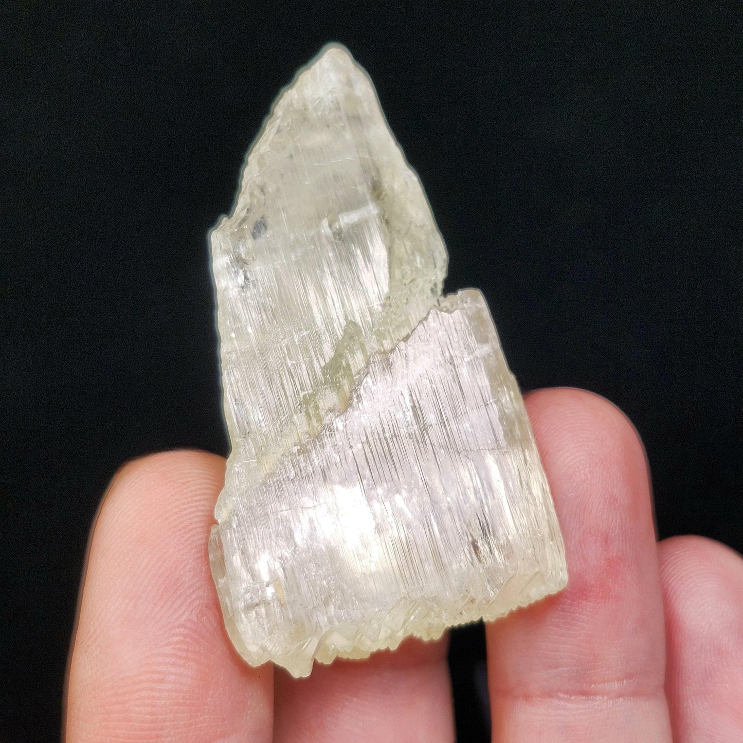 Golden Kunzite Terminated Crystal 24g