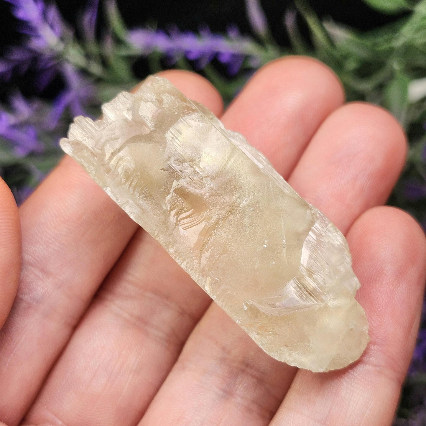 Golden Kunzite Crystal