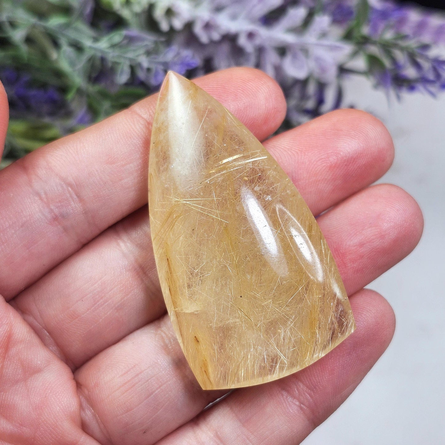Angel Hair Golden Rutile