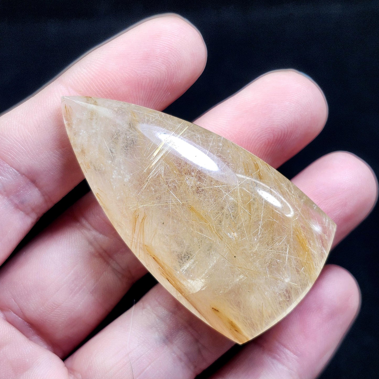Angel Hair Golden Rutile