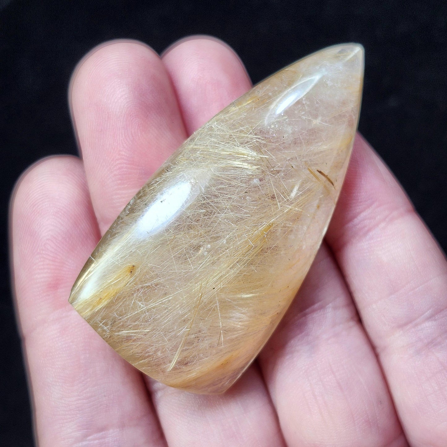 Angel Hair Golden Rutile