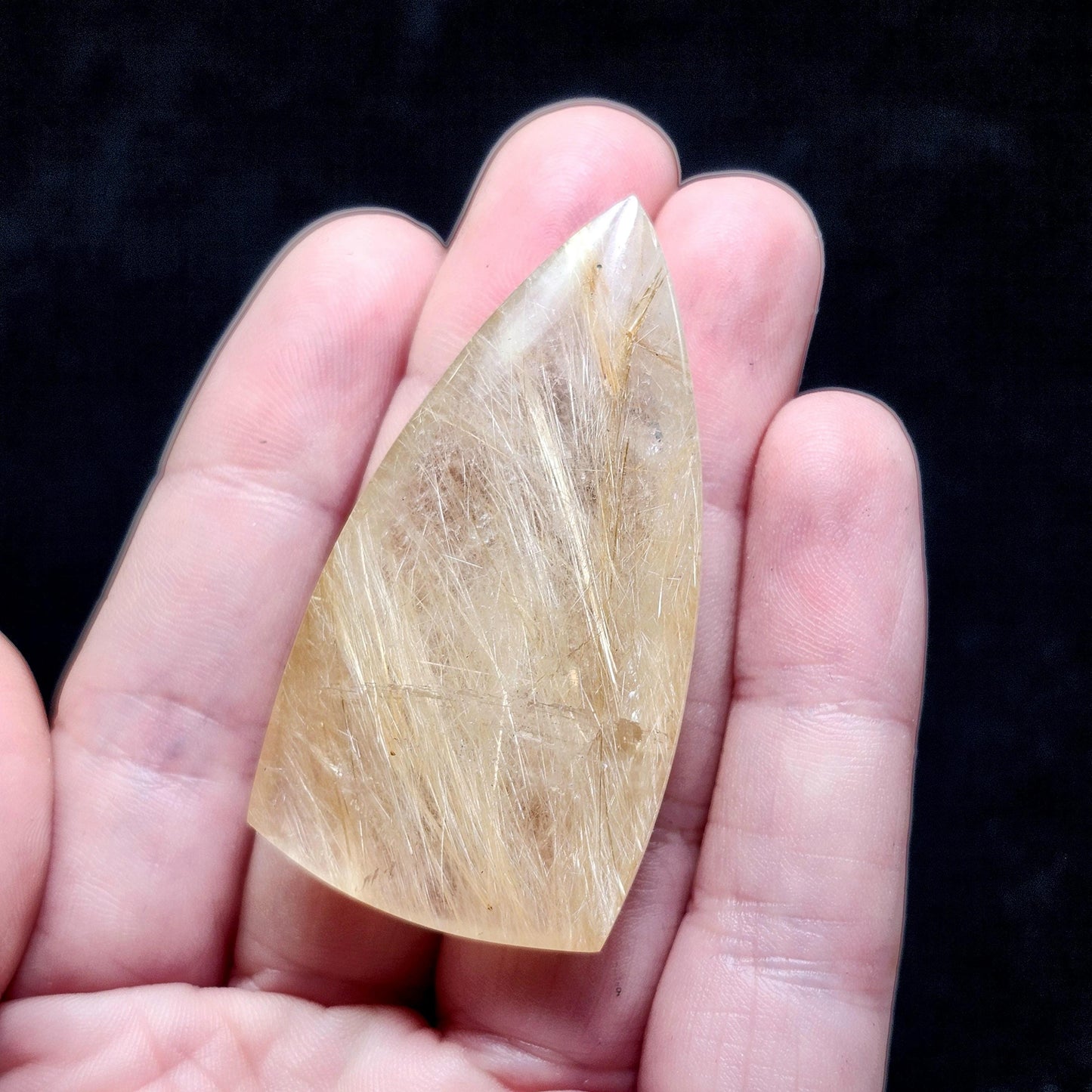 Angel Hair Golden Rutile