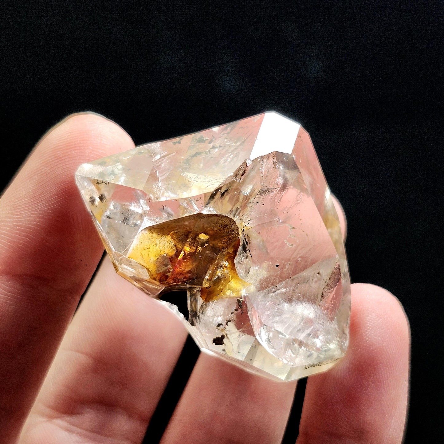 Golden Herkimer Diamond Crystal