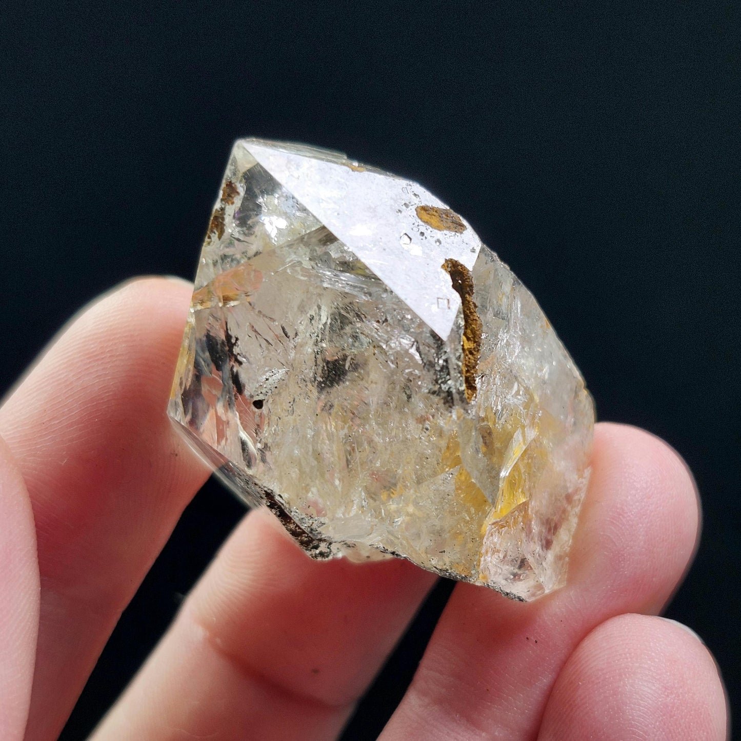 Golden Herkimer Diamond Crystal