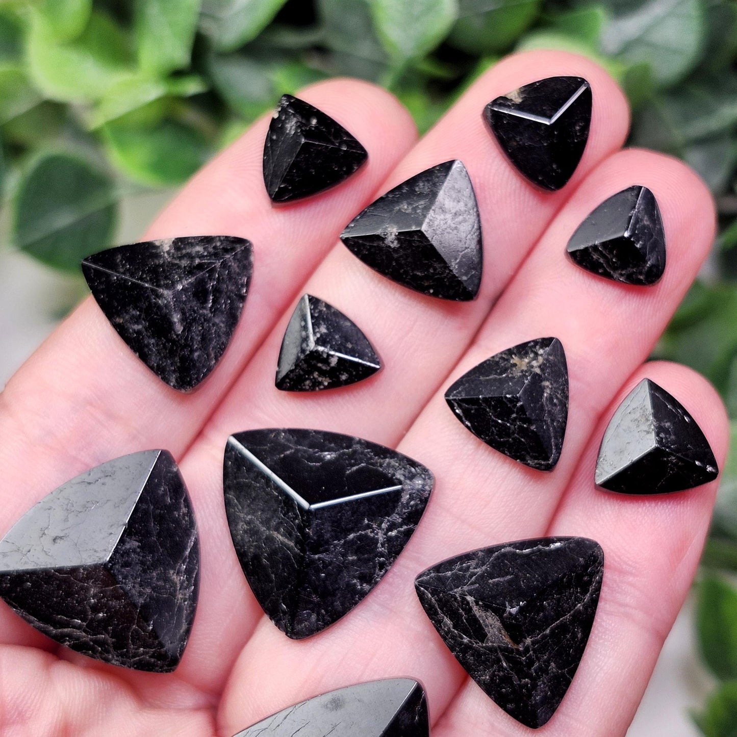 Black Tourmaline Triagonal Pyramid