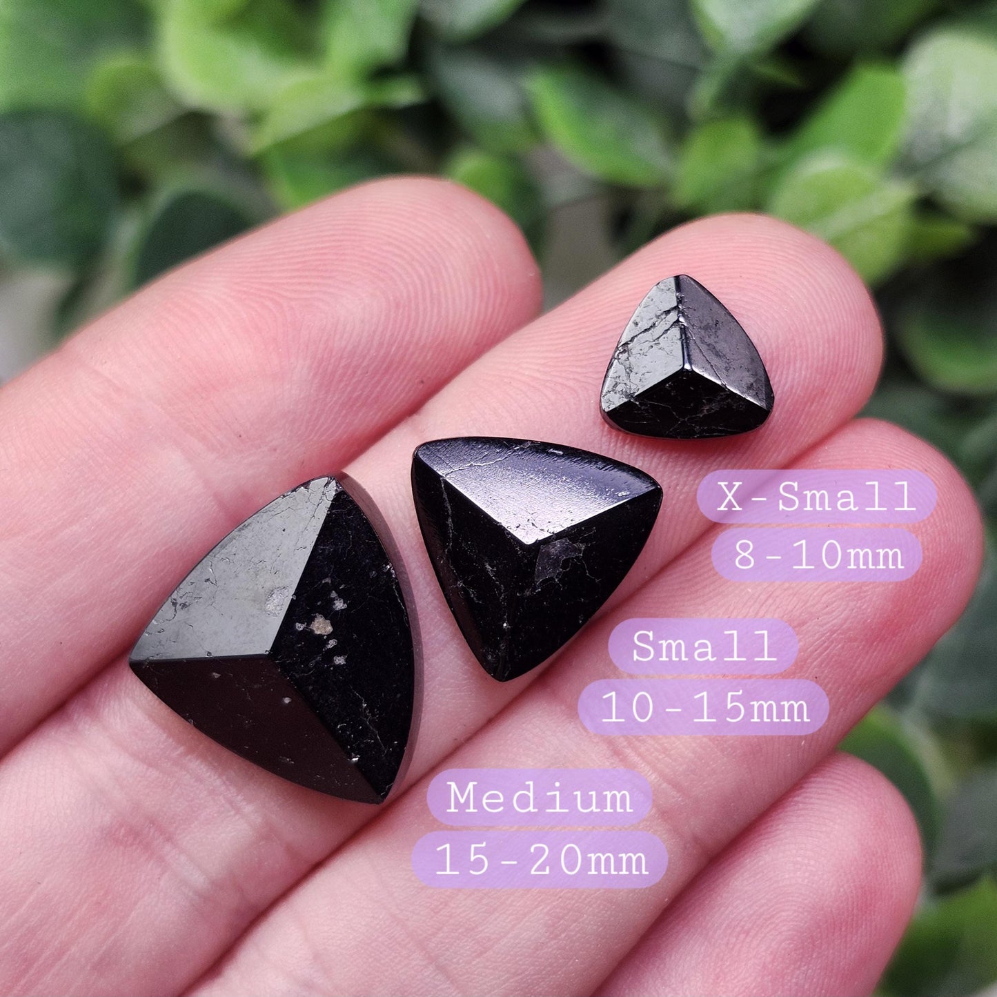 Black Tourmaline Triagonal Pyramid