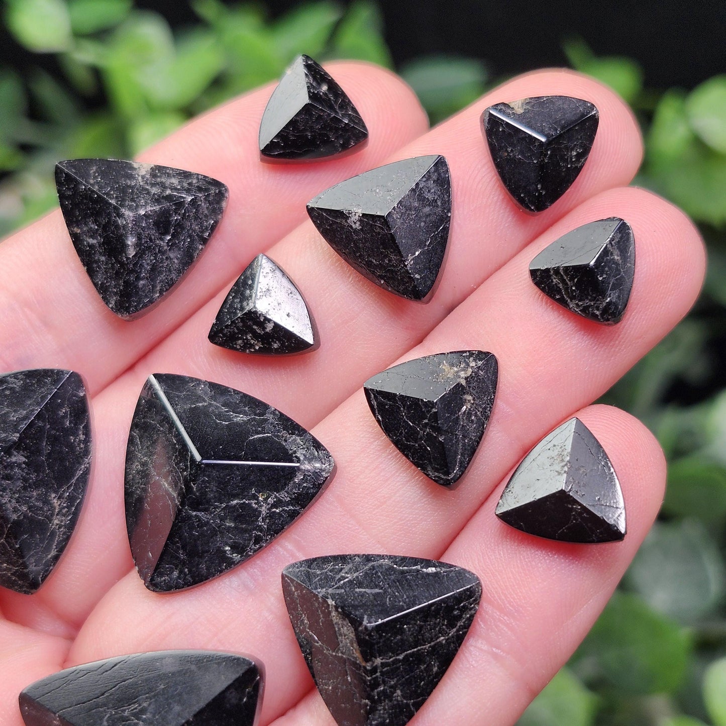 Black Tourmaline Triagonal Pyramid