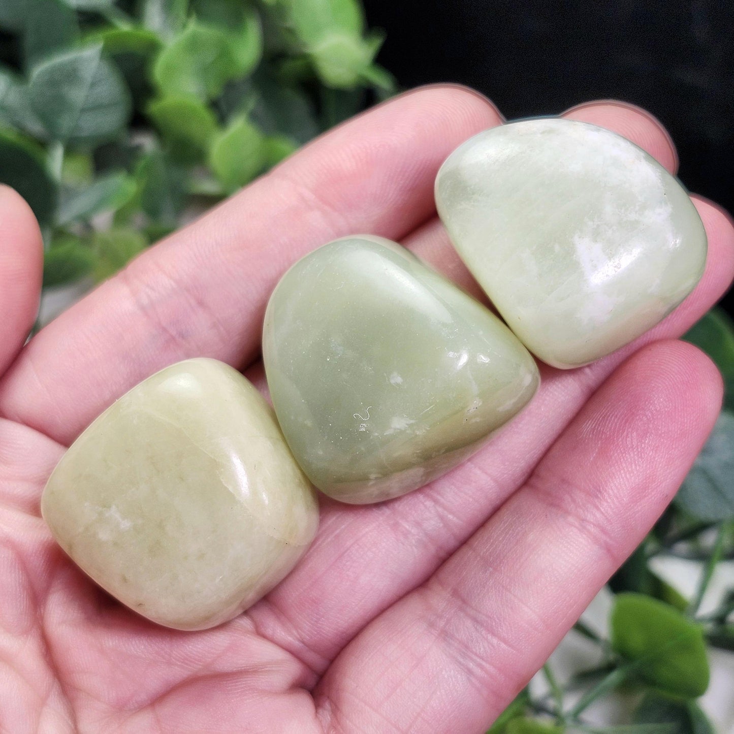 Tumbled Green Jade Crystal