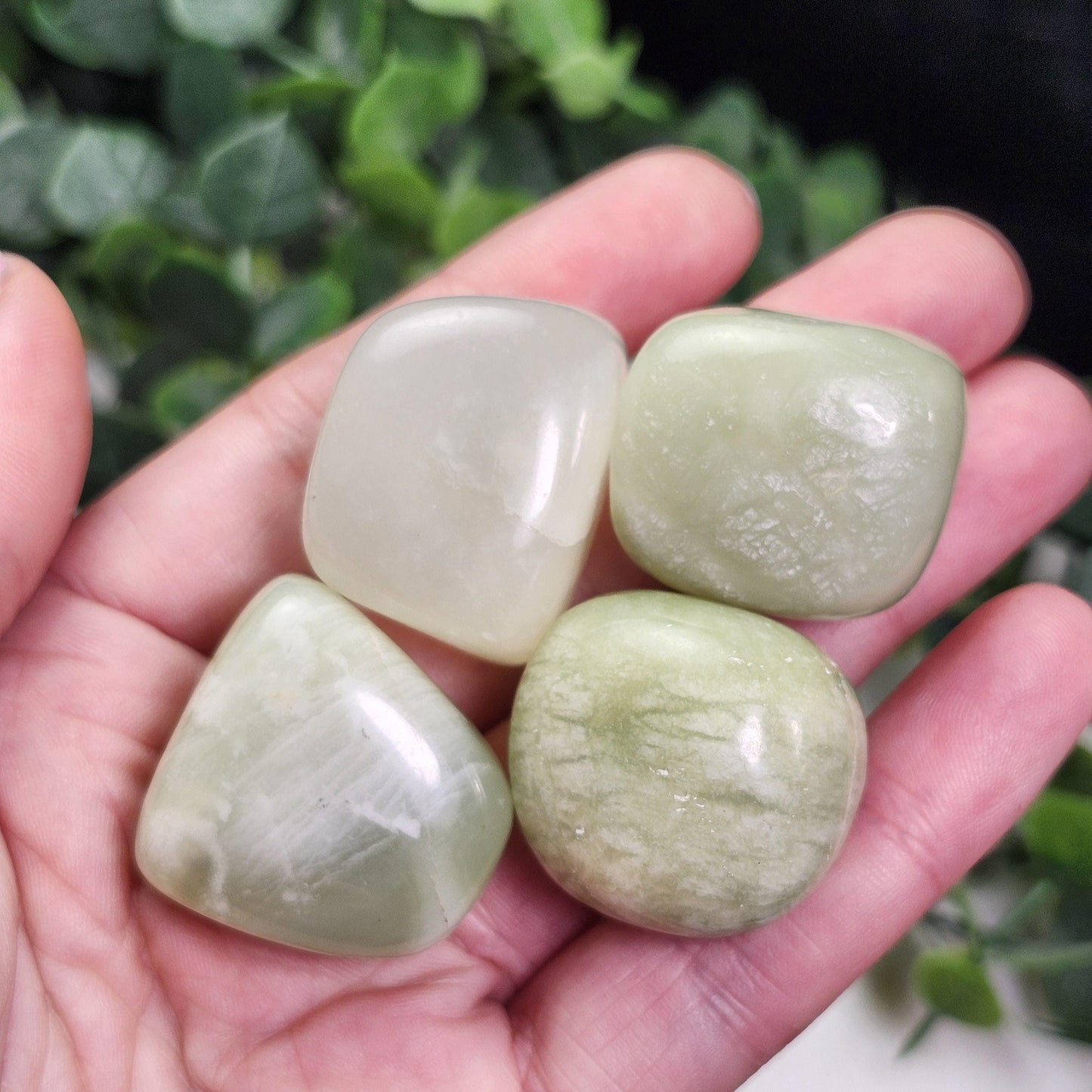 Tumbled Green Jade Crystal