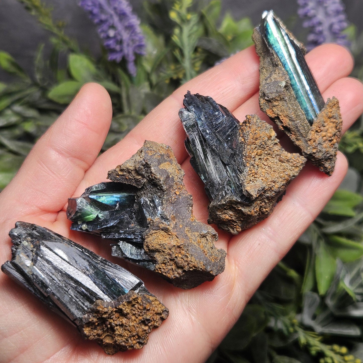 Vivianite Crystal Cluster (20