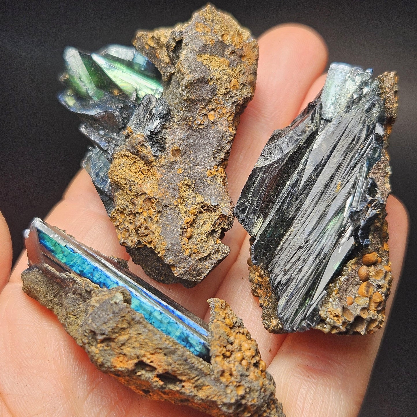 Vivianite Crystal Cluster (20