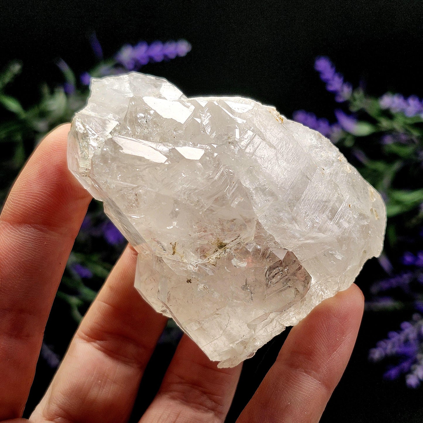 Swiss Elestial Quartz Crystal 157g