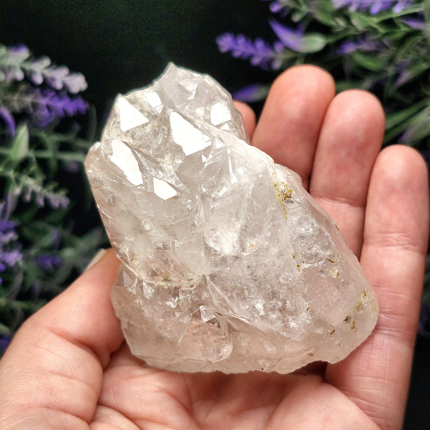 Swiss Elestial Quartz Crystal 157g