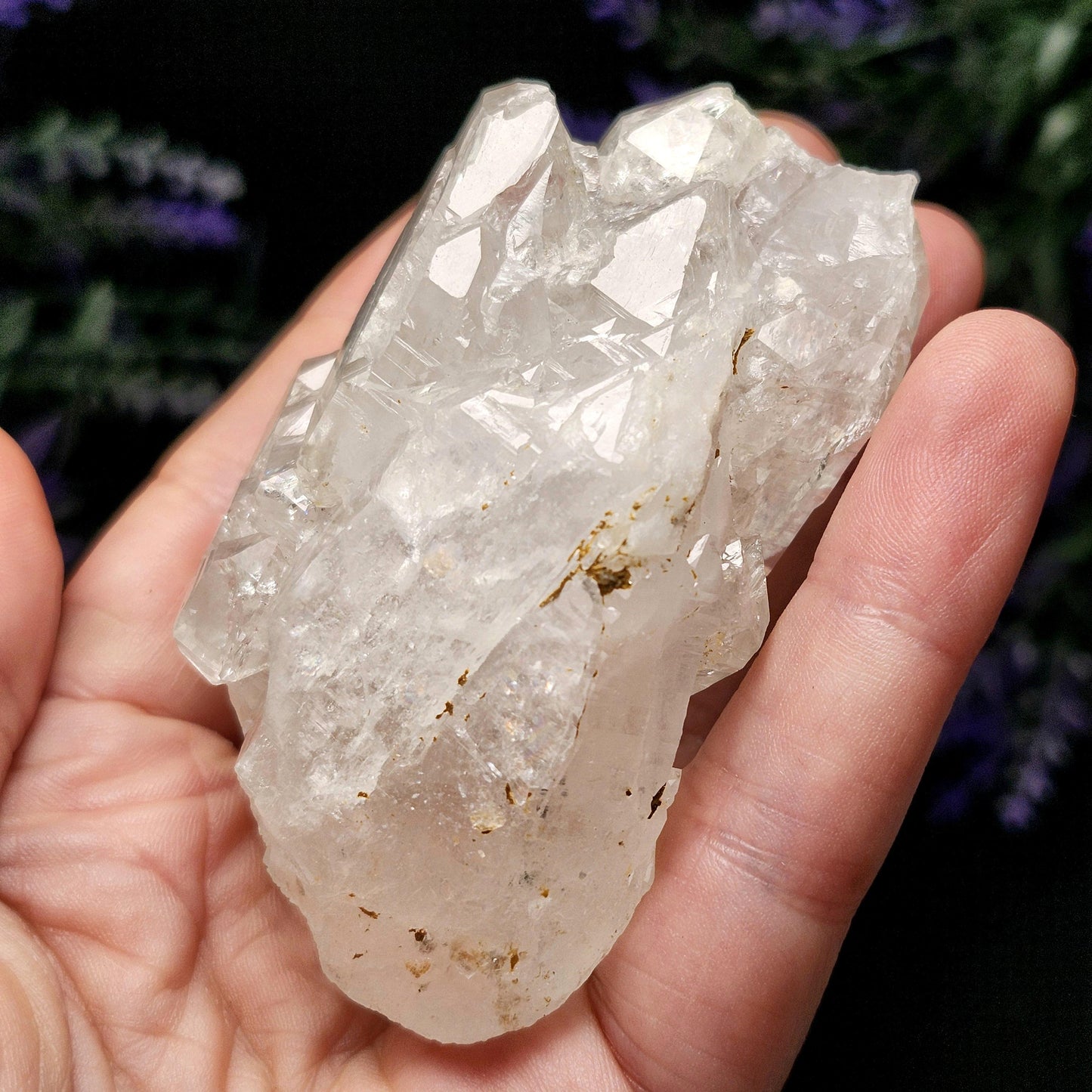 Swiss Elestial Quartz Crystal 157g