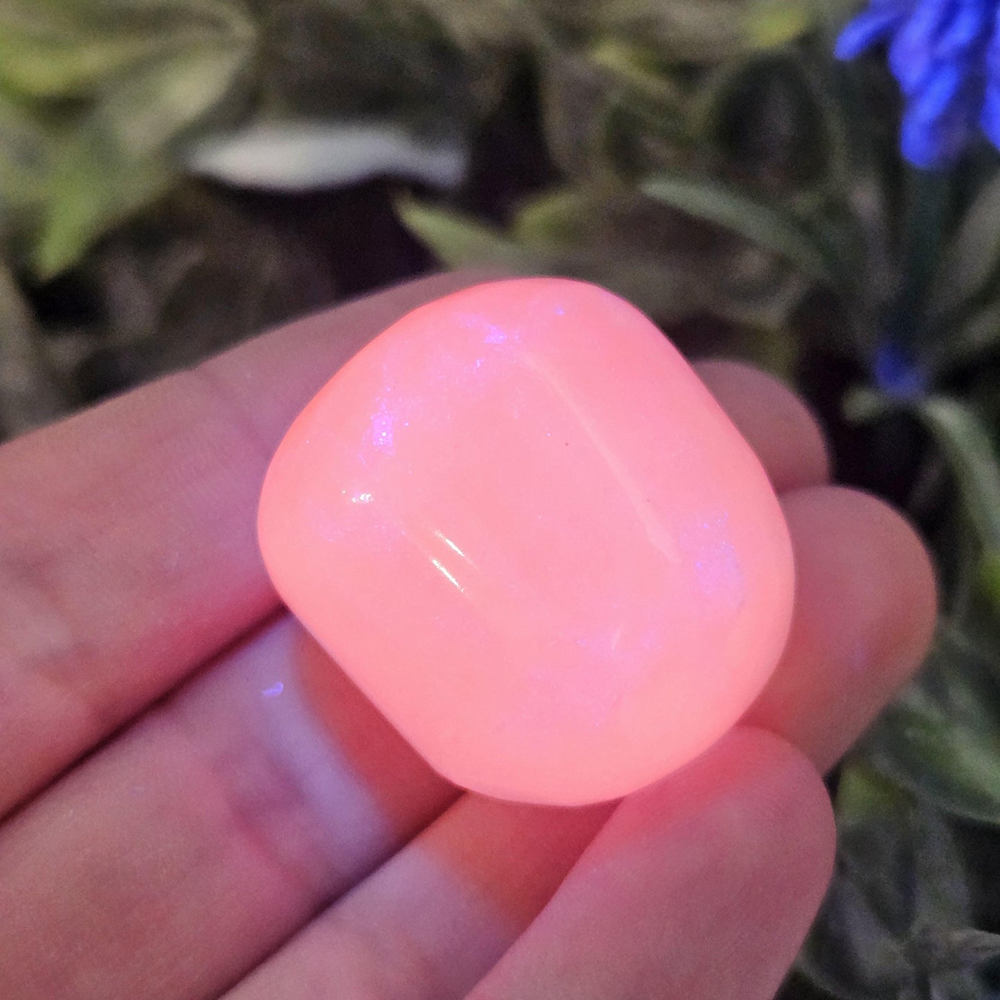 Ultraviolet Pink Calcite Crystal