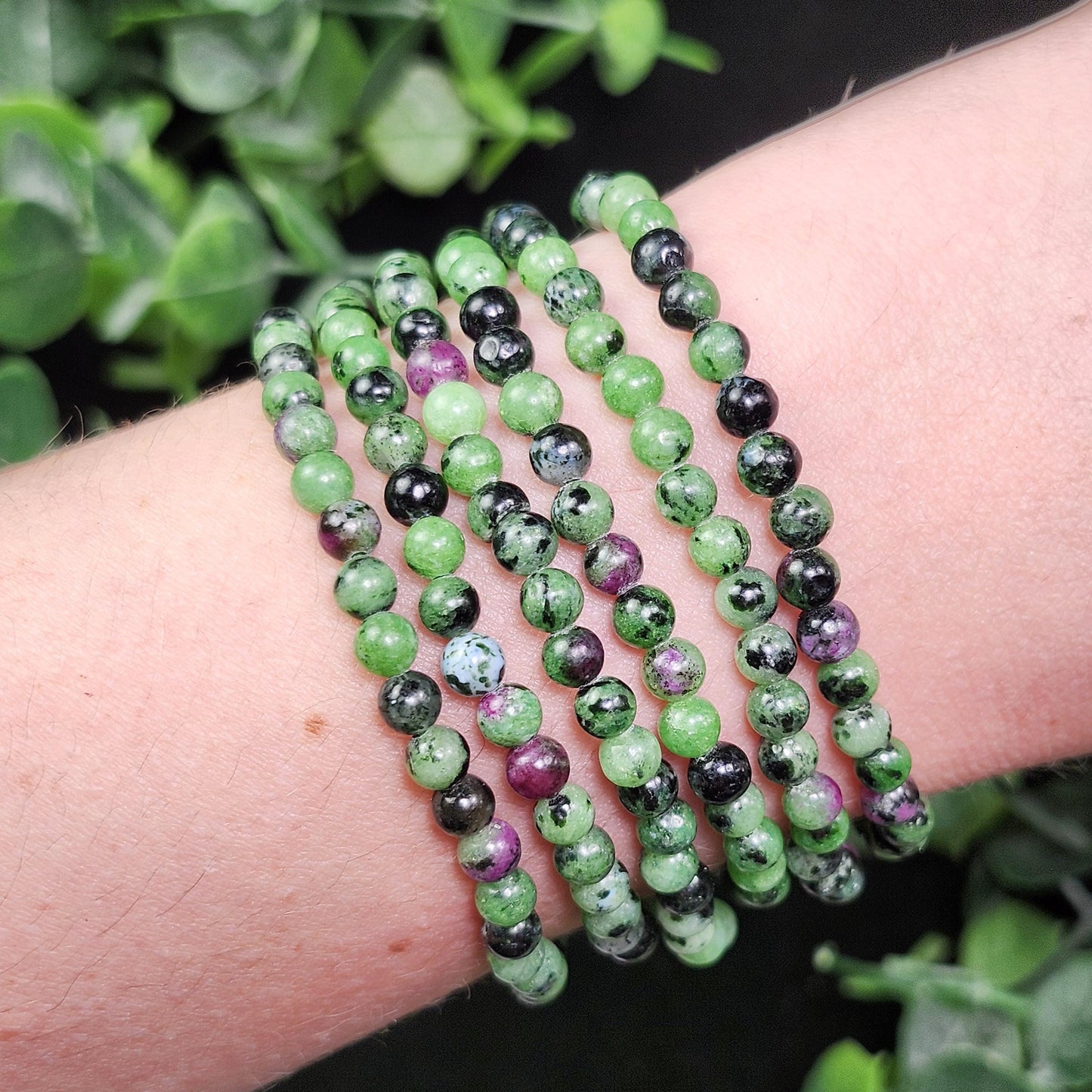 Ruby Zoisite Bracelet