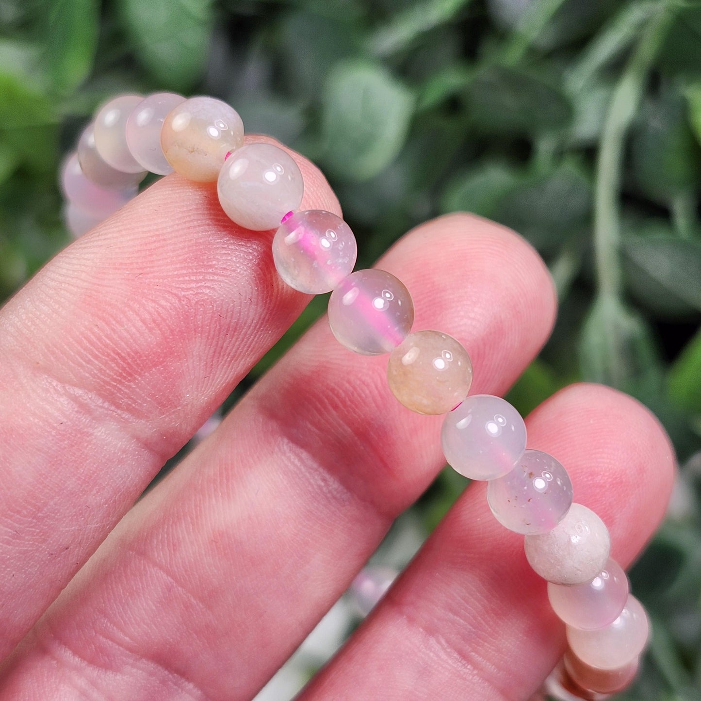 Cherry Blossom Agate Bracelet