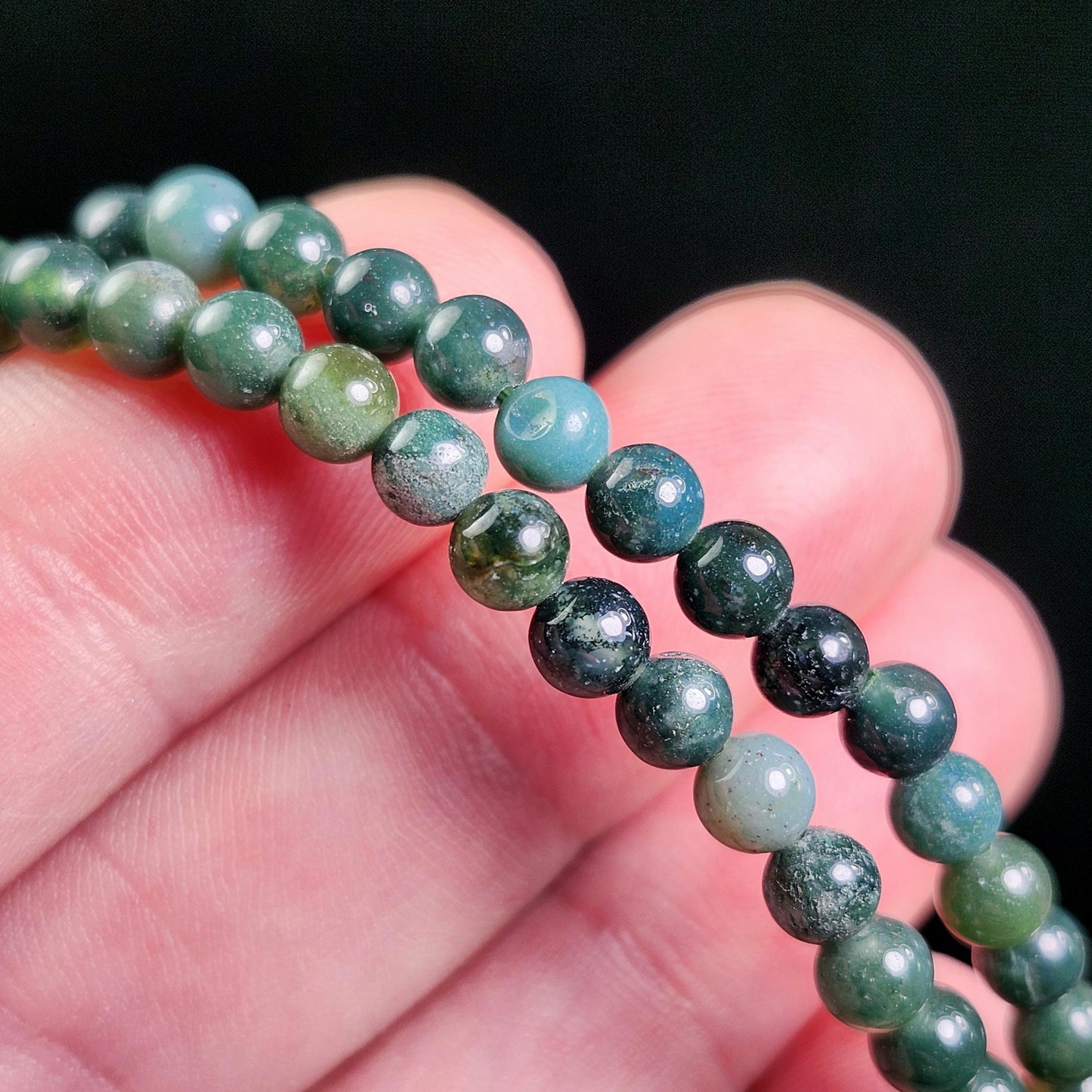 Moss Agate Bracelet