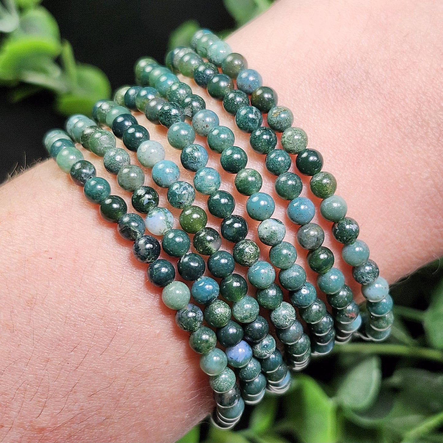Moss Agate Bracelet