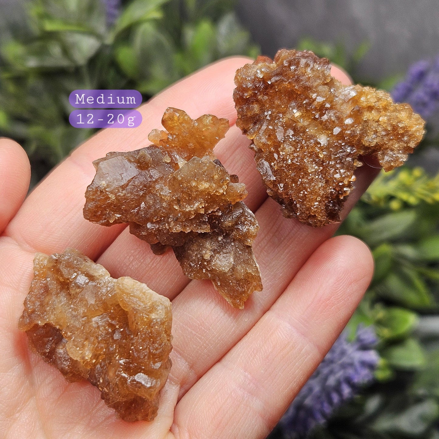 Raw Untreated Citrine Cluster