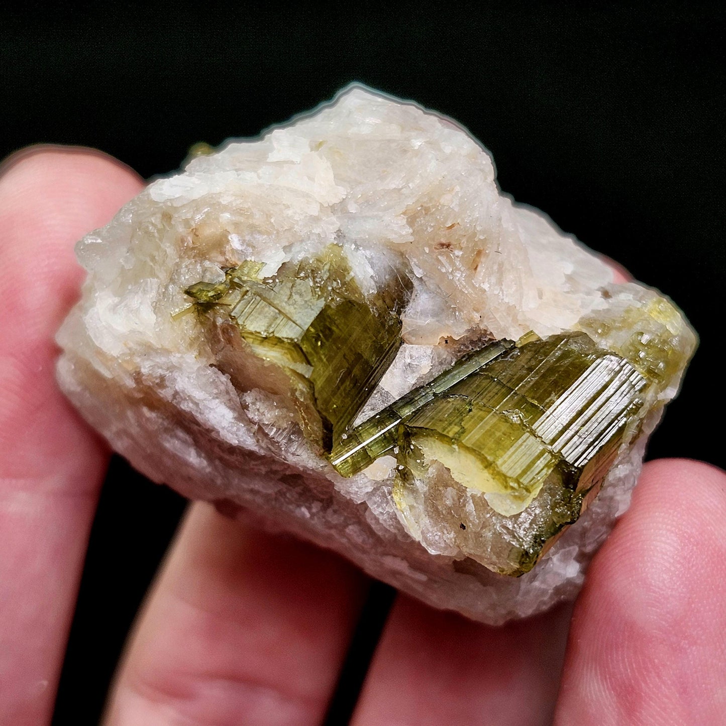 Watermelon Tourmaline & Quartz 43g