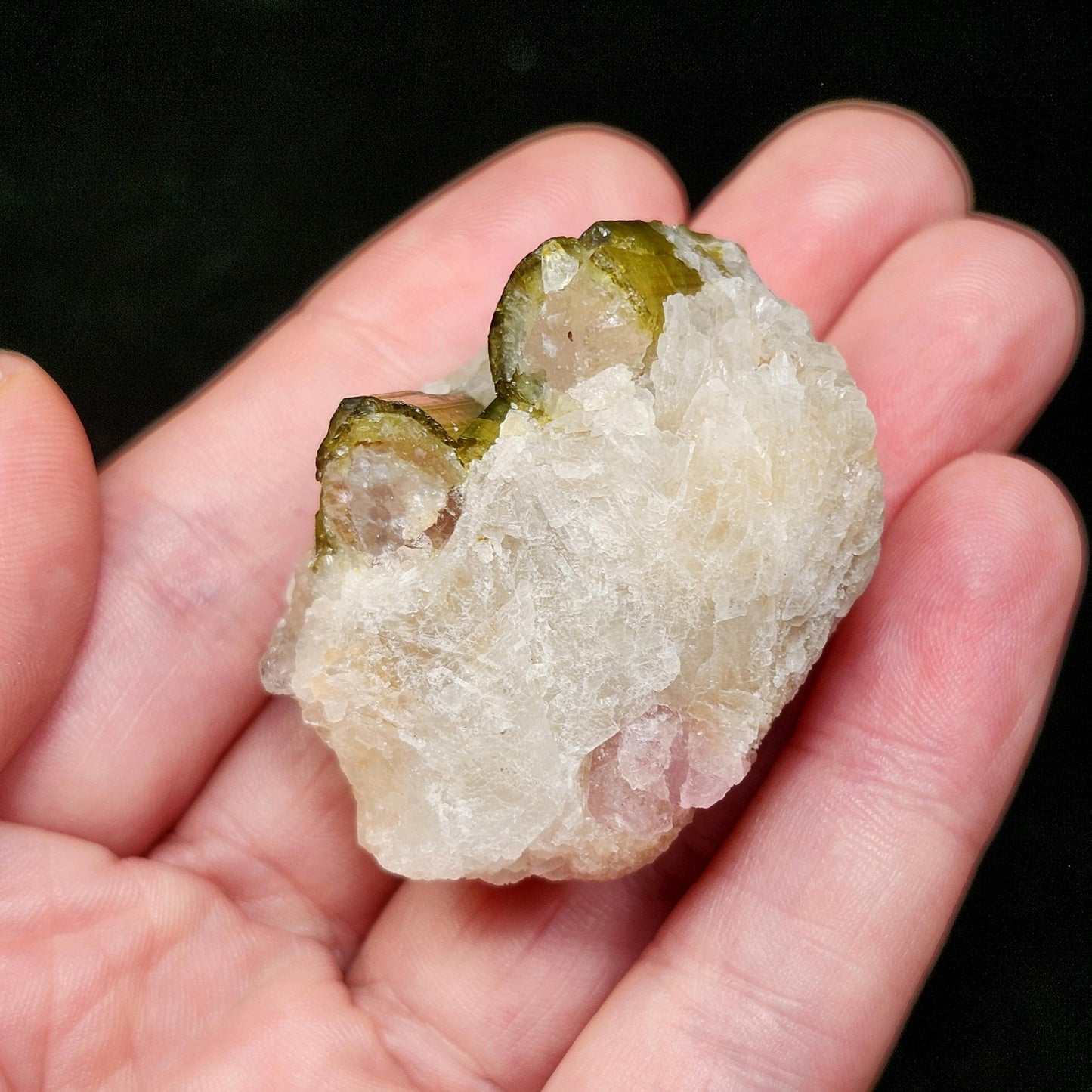 Watermelon Tourmaline & Quartz 43g
