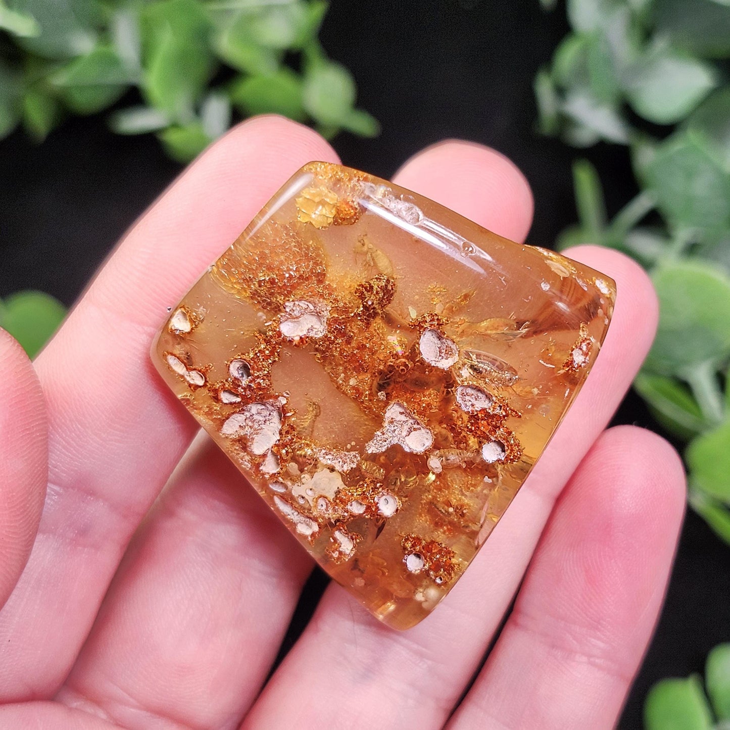 Amber with Bugs & Static ENHYDRO