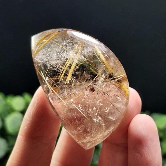 Polished Rutilated Quartz