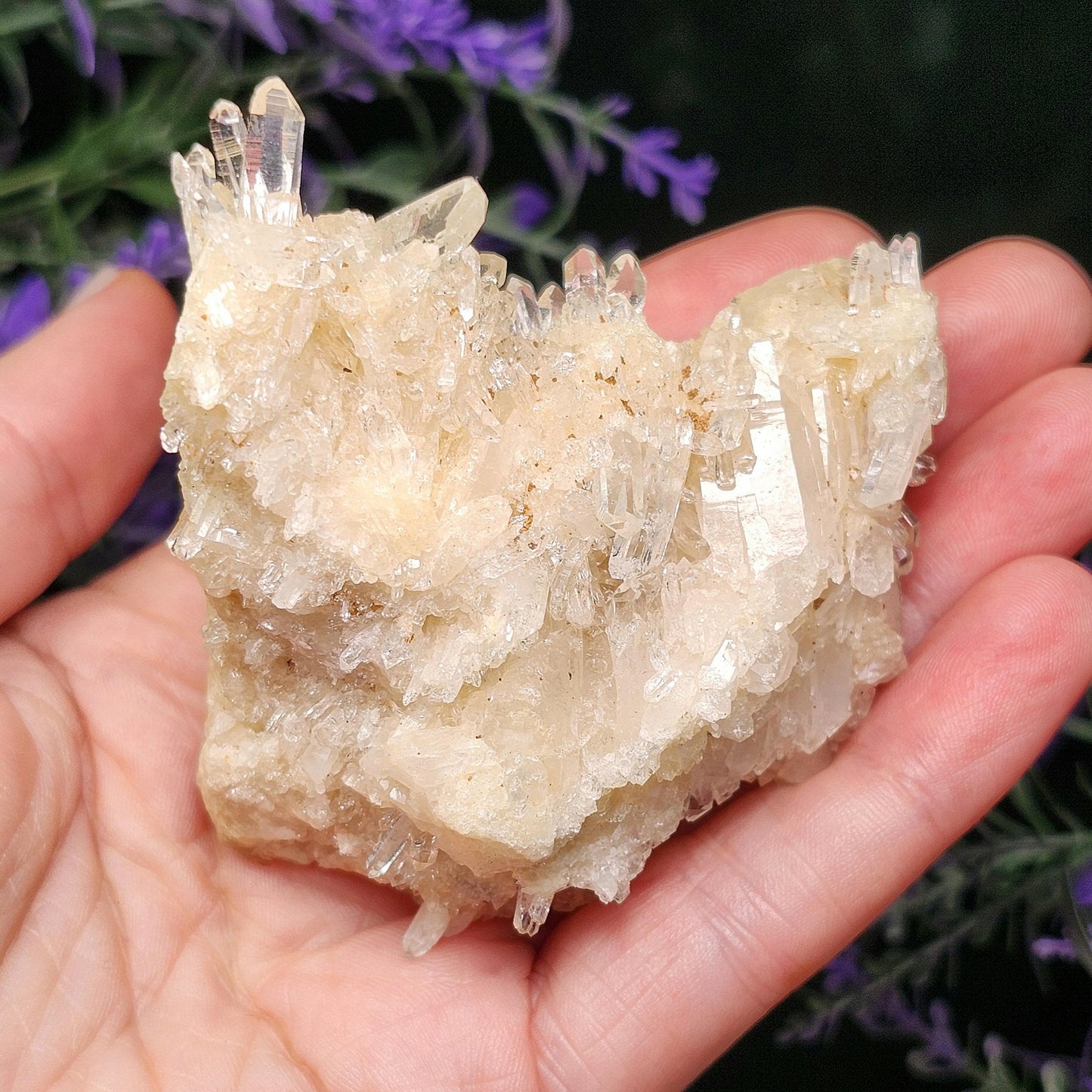 Lemurian Quartz Cluster 134g