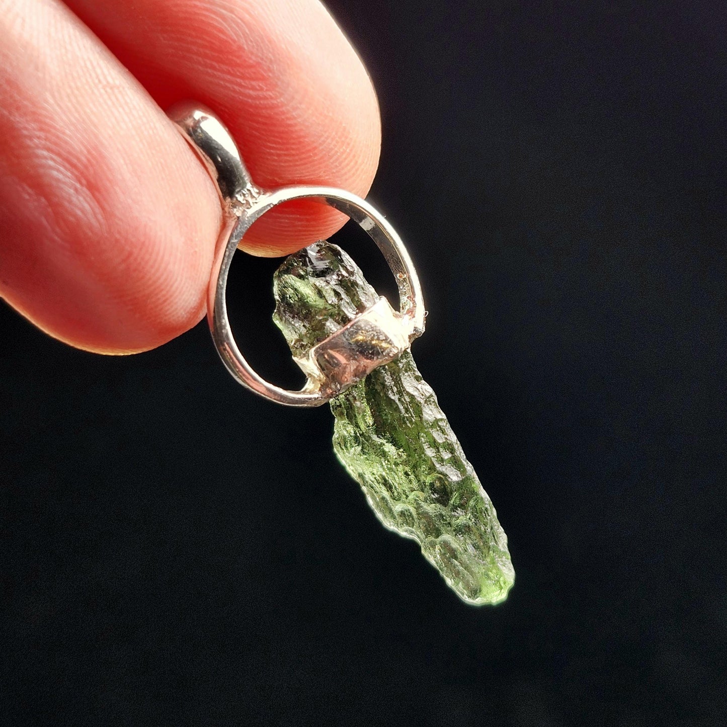 Moldavite Pendant