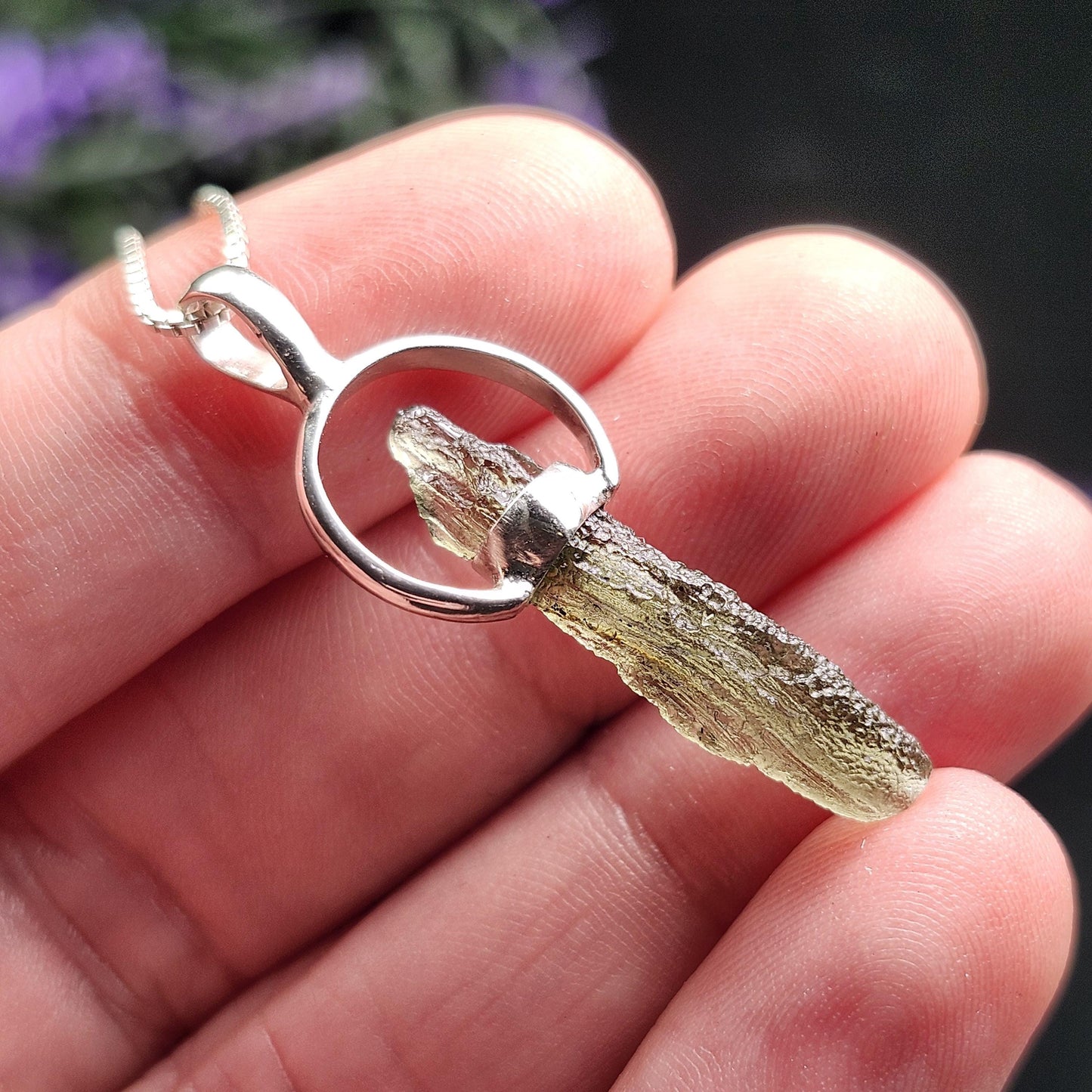 Moldavite Pendant