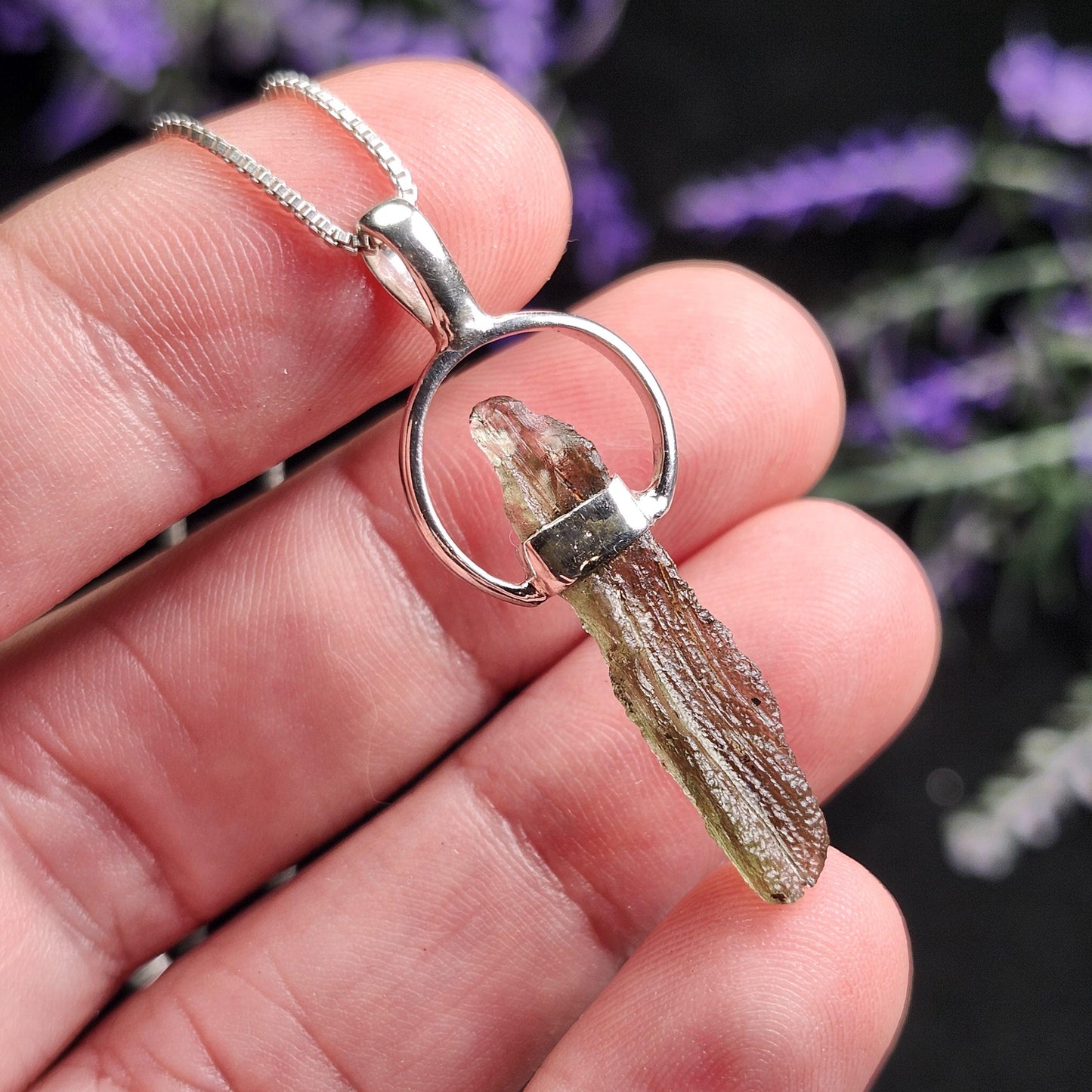 Moldavite Pendant