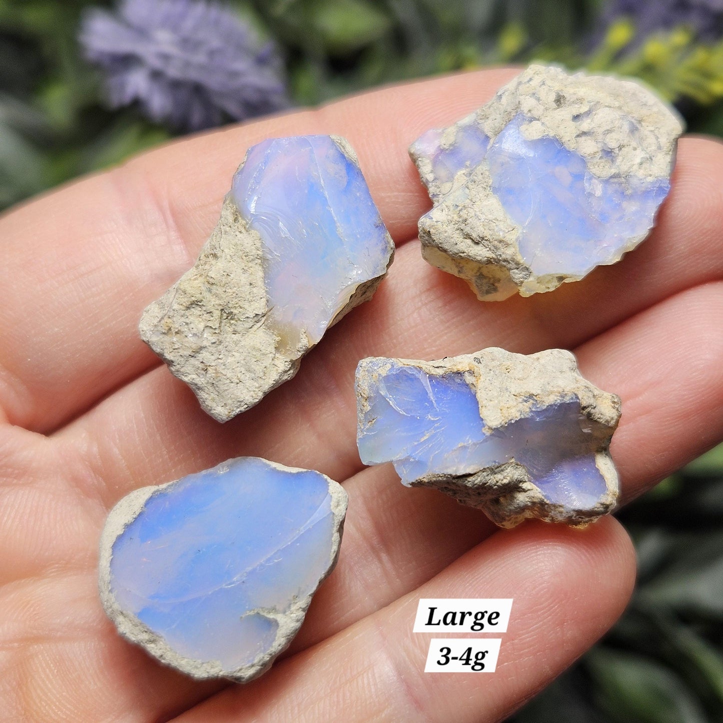 Ethiopian Blue Jelly Opal
