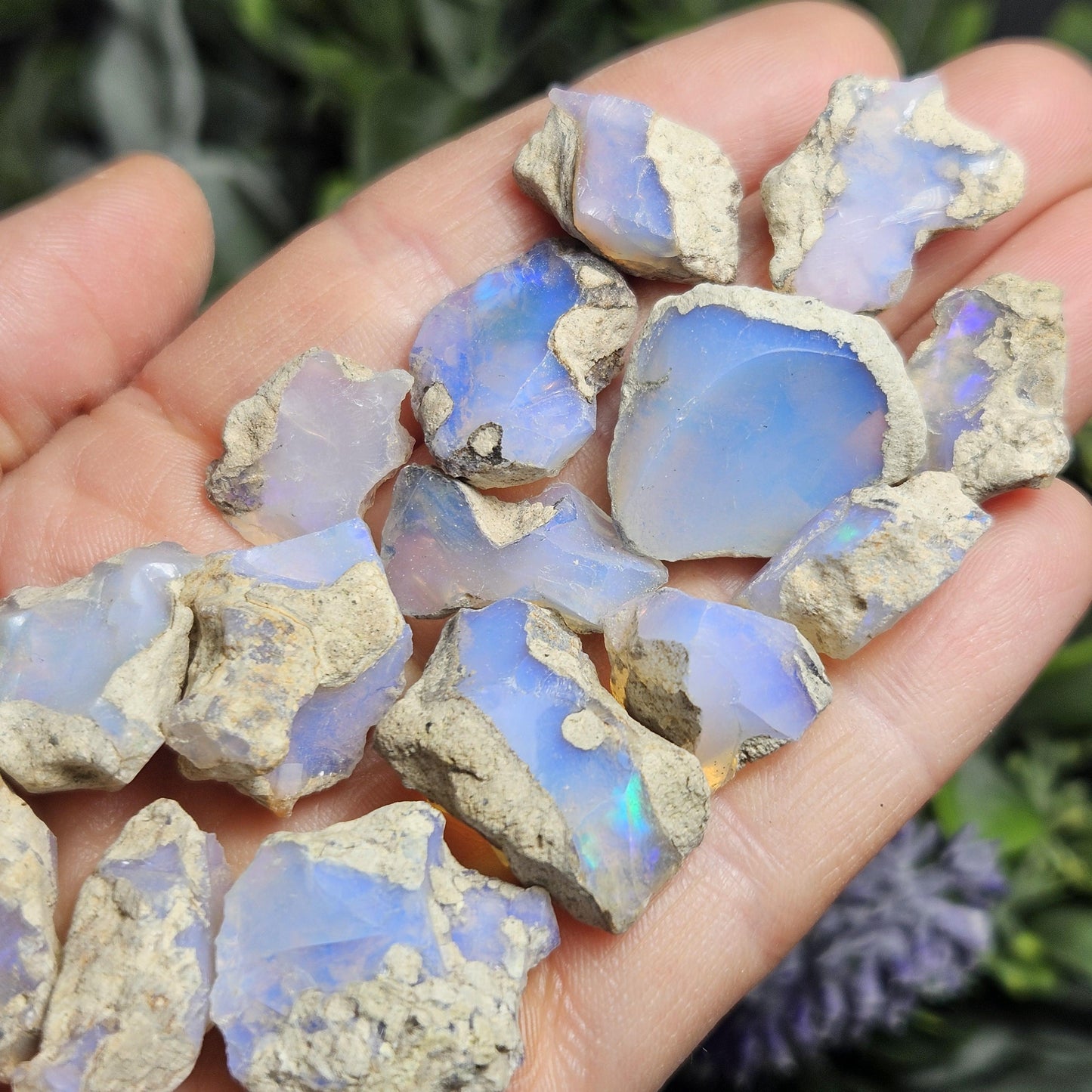 Ethiopian Blue Jelly Opal