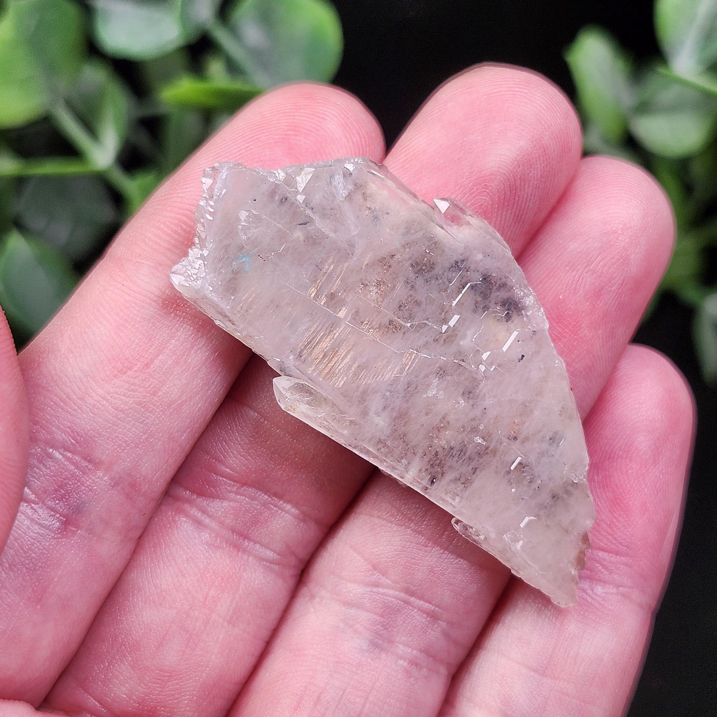 Ajoite Quartz Crystal