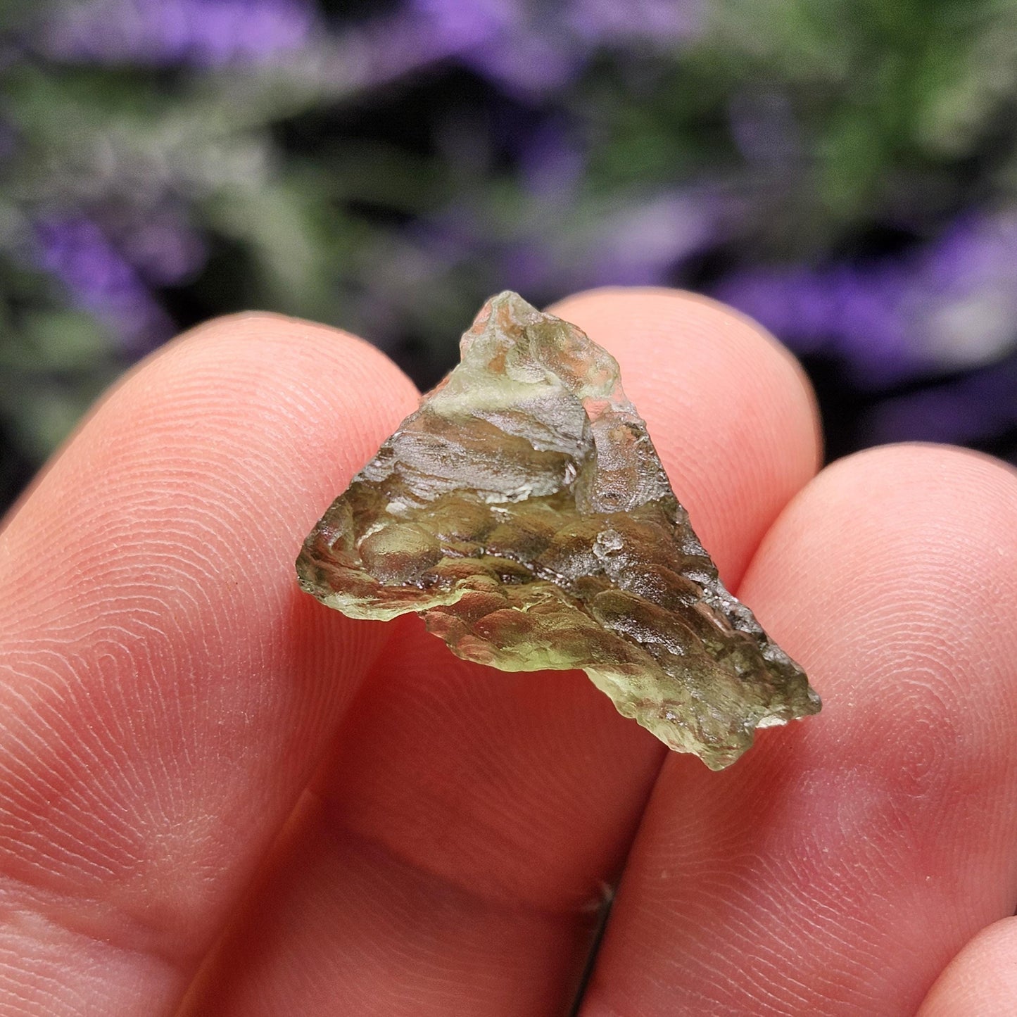 Moldavite with Natural HOLE