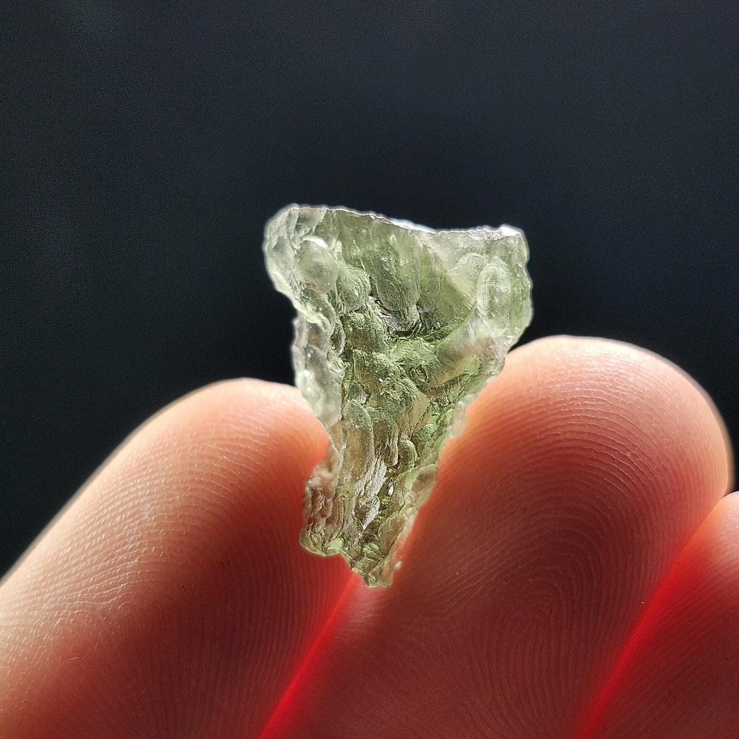 Moldavite with Natural HOLE