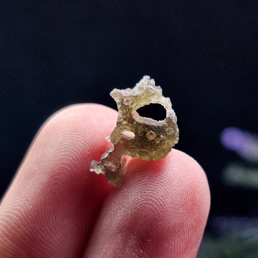 Moldavite with Natural HOLE